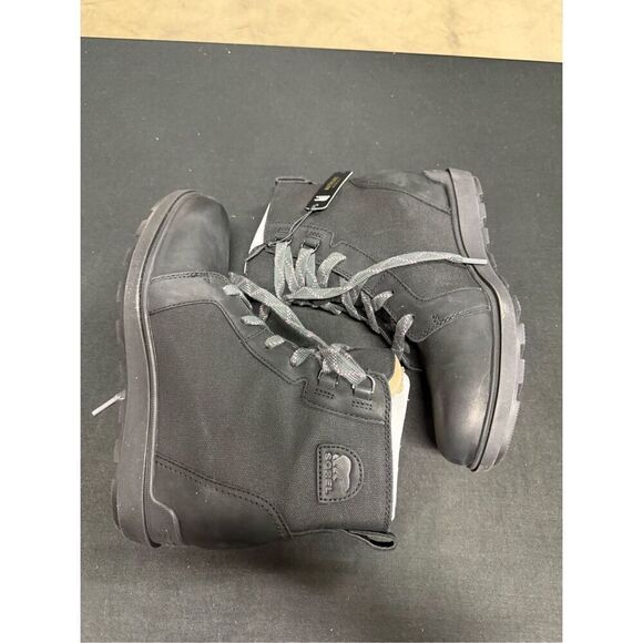 Sorel Evie II NW Lace Black Sea Salt Waterproof Boots 9.5 - Picture 3 of 6